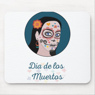 Tapis De Souris Jour des morts de Día de Los Muertos