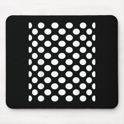 Tapis De Souris Jour des Points Points de Polka Fun Abstrait (Devant)
