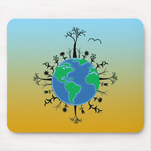 Tapis De Souris Jour des terres (Devant)
