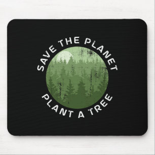 Tapis De Souris Jour des terres Arbor Day Sauvez La Planète Plante