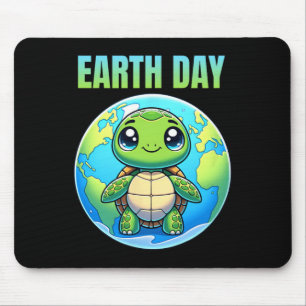 Tapis De Souris Jour des terres Restaurer Earth Turtle 2025