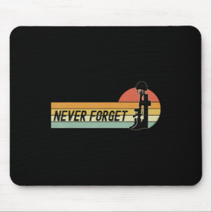Tapis De Souris Jour du Souvenir Souvenons-nous de nos Militaires 
