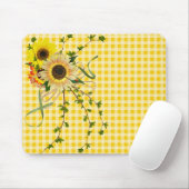 Tapis De Souris Jour du tournesol (Avec souris)