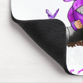 Tapis De Souris Jour En Mai Nous Portons Violet Lupus Mois De Sens (Coin)