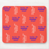 Tapis De Souris Jour fiscal (Devant)