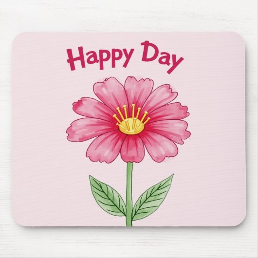 Tapis De Souris jour heureux (Devant)