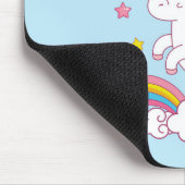 Tapis De Souris Jour magique Rainbow Unicorn Mousepad (Coin)