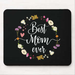 Tapis De Souris Jour Meilleure maman toujours Cadeaux de fille Fil