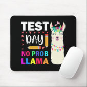 Tapis De Souris Jour No Prob-llama Llama Test de l'enseignant Jour (Avec souris)