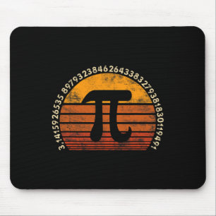 Tapis De Souris Jour Pi 3.14 Symbole Rétro Masse Enseignant Amour