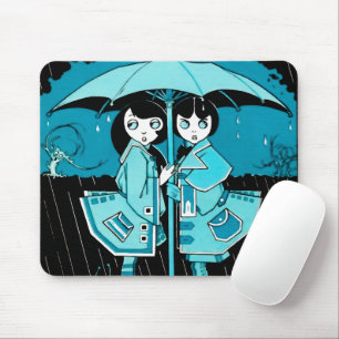 Tapis De Souris Jour pluvieux dans le bleu