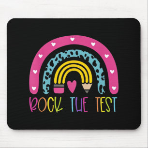 Tapis De Souris Jour Rock Le Test de l'enseignant Jour Rainbow Tea