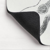 Tapis De Souris Journal de guitare acoustique Style de papier text (Coin)