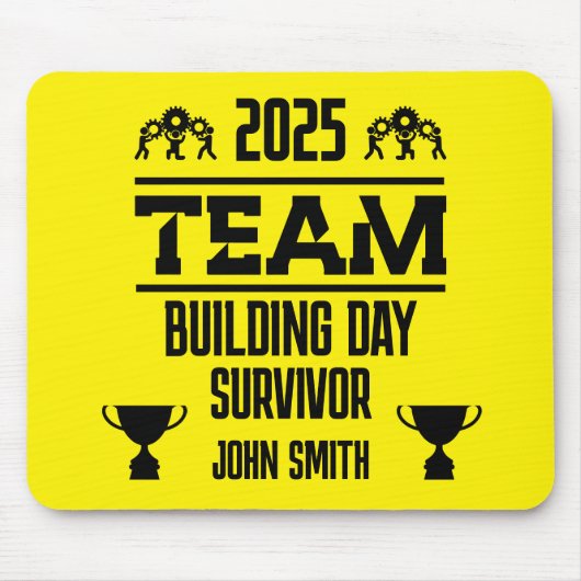 Tapis De Souris Journée de création d'équipe d'entreprise (Devant)