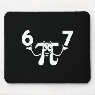 Tapis De Souris Journée drôle 3.14 67 mème humour de nerd en maths