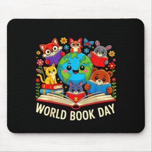 Tapis De Souris Journée du livre drôle lecture bibliophile hommes