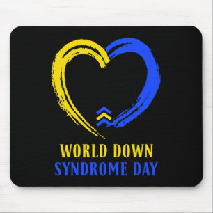 Tapis De Souris Journée Mondiale Contre Le Syndrome Pour Lutter Co