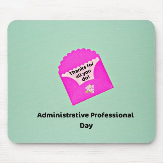 Tapis De Souris Journée professionnelle administrative (Devant)