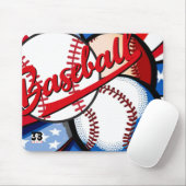 Tapis De Souris Jours de baseball (Avec souris)