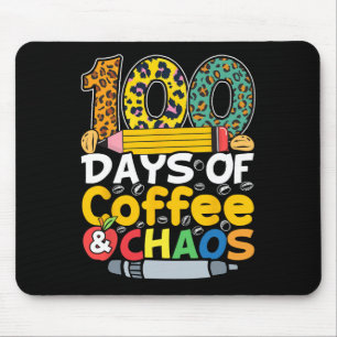 Tapis De Souris Jours De Café Et Chaos Étudiants Enseignants 100 J