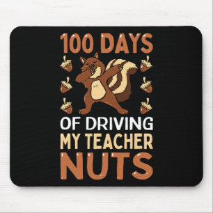 Tapis De Souris Jours De Conduite Mon Enseignant Nuts Dabbing Squi