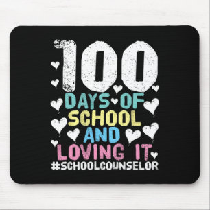 Tapis De Souris Jours De Conseiller Scolaire 100e Jour De L'École