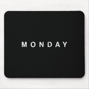 Tapis De Souris Jours De La Semaine Lundi Mardi Mercredi Jeudi