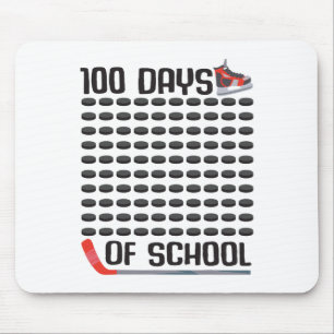 Tapis De Souris Jours D'école De Hockey Sur Glace Sports Garçons F