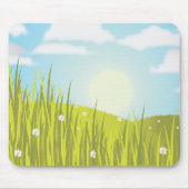 Tapis De Souris Jours ensoleillés Mousepad (Devant)