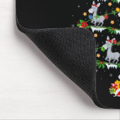 Tapis De Souris Jours fériés Éclairage Père Noël Donkey Christmas  (Coin)