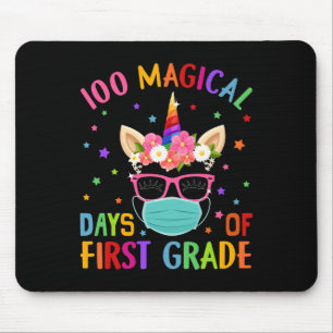Tapis De Souris Jours Magiques De La Première Classe Unicorn Mask 