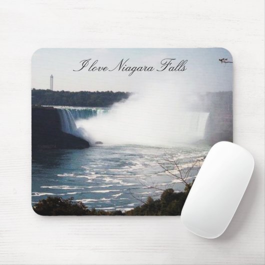 Tapis De Souris J'OVE NIAGARA FALLS mousepad (Avec souris)
