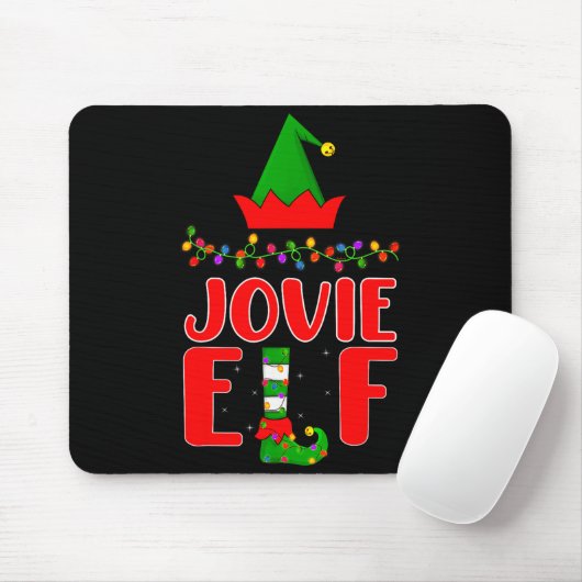 Tapis De Souris Jovie Elf Matching Family Lighting Christmas  (Avec souris)