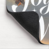 Tapis De Souris Joy to the World Christmas Design (Coin)