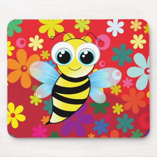 Tapis De Souris Joyeuse abeille (Devant)