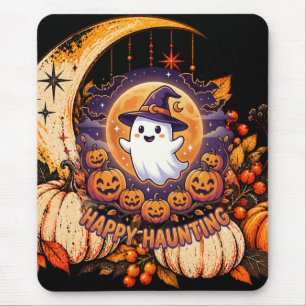 Tapis De Souris Joyeuse chasse fantôme