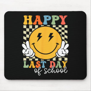 Tapis De Souris Joyeuse Dernière Journée De L'École Rétro Super Gr
