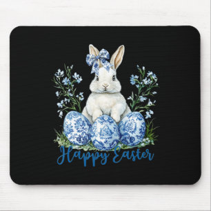 Tapis De Souris Joyeuse fête de Pâques Œuf Mignon Lapin Célébrez F