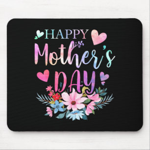 Tapis De Souris Joyeuse fête des mères avec maman maman grand-mère