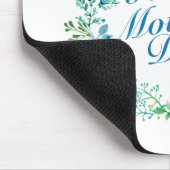 Tapis De Souris Joyeuse Fête des Mères Florale Wreath Mousepad (Coin)