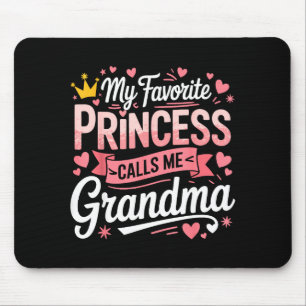 Tapis De Souris Joyeuse fête des mères princesse préférée appelle