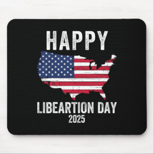 Tapis De Souris Joyeuse Journée de la Libération 2025 Président Tr