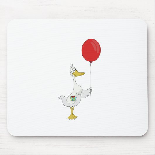 Tapis De Souris Joyeuse Oie d'anniversaire (Devant)