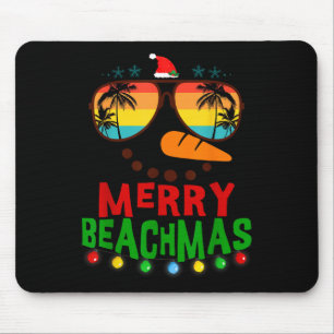 Tapis De Souris Joyeuse Plage Noël Trocal Christmas Hawaii Bonhomm