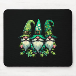Tapis De Souris Joyeuse Saint-Patrick Chanceux Trèfle Gnomes Irlan