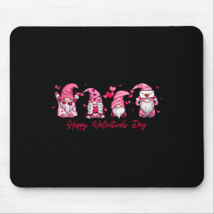 Tapis De Souris Joyeuse Saint-Valentin Gnome avec cœur Gnome migno