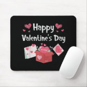 Tapis De Souris Joyeuse Saint Valentin Sois Mienne Cœurs Mignons (Avec souris)