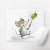 Tapis De Souris Joyeuse souris Moe avec Olive Mousepad (Avec souris)