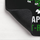 Tapis De Souris Joyeuse St Patrick Patrex T-rex Dinosaure Drôle (Coin)