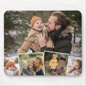 Tapis De Souris Joyeuse vie de famille Collage photo de charme (Devant)